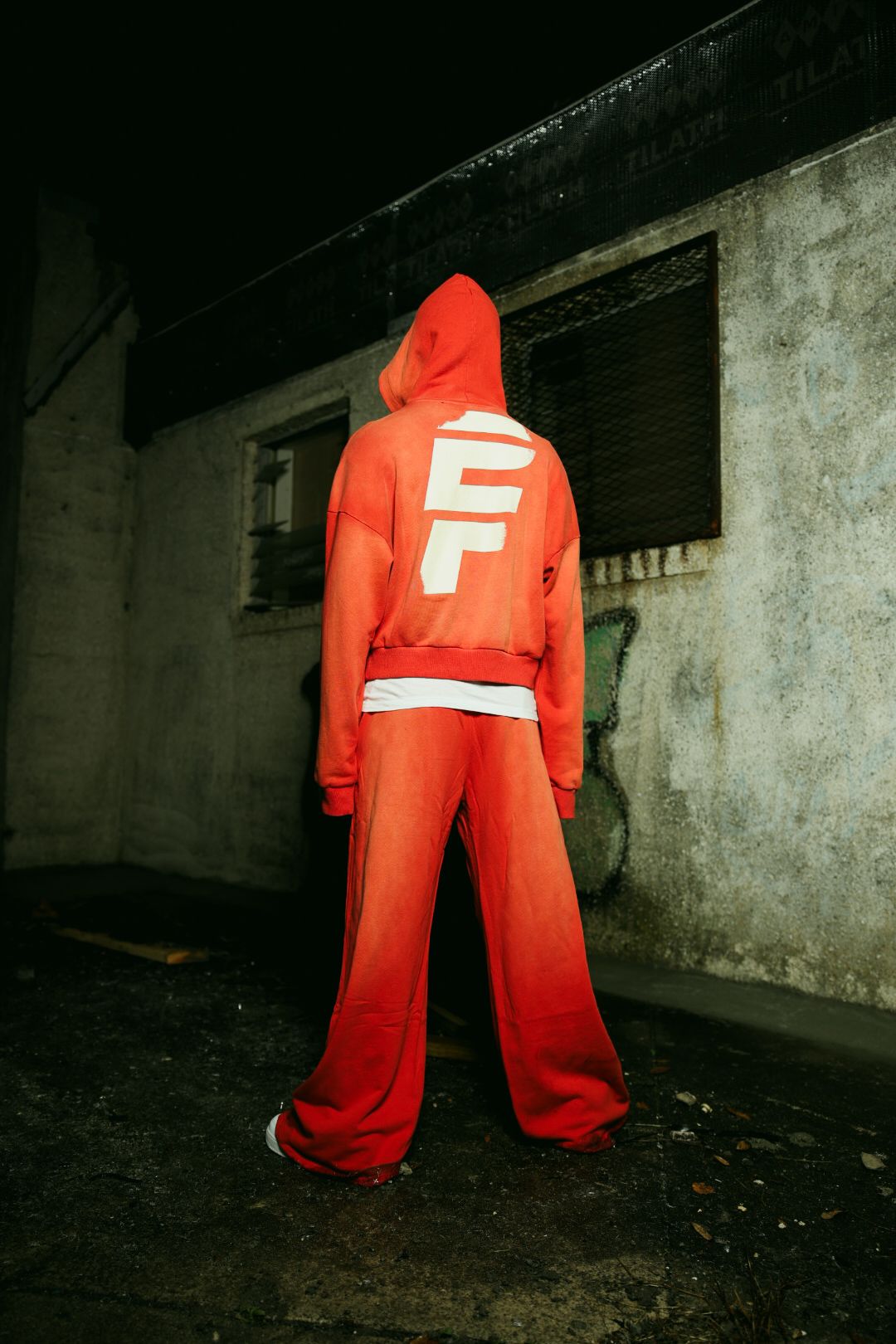 Red Classic PF Oversized Sweatpants